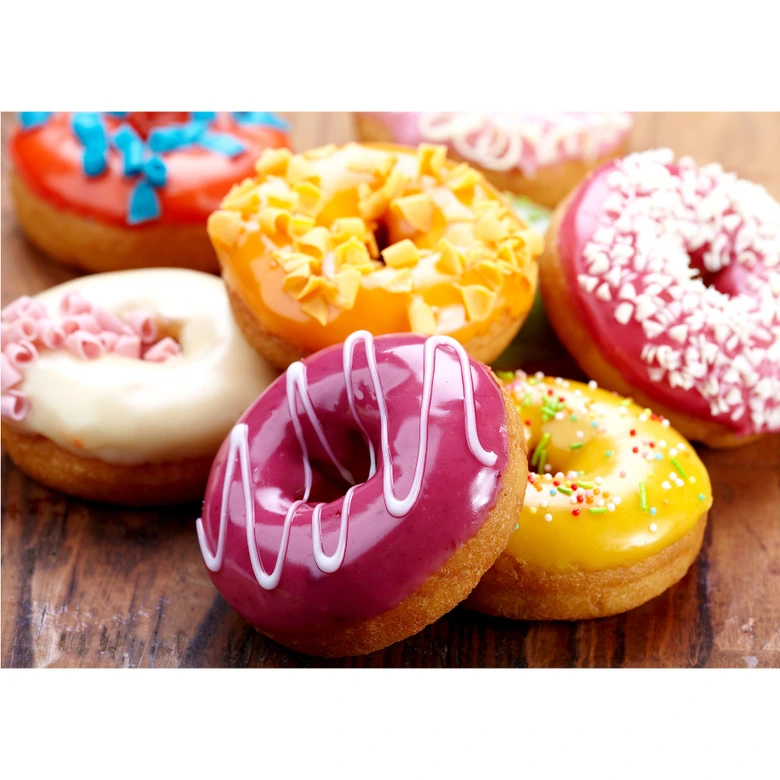 Fototapete Zuckersüße Donuts 