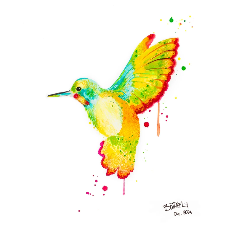 Fototapete Buttafly - Kolibri 