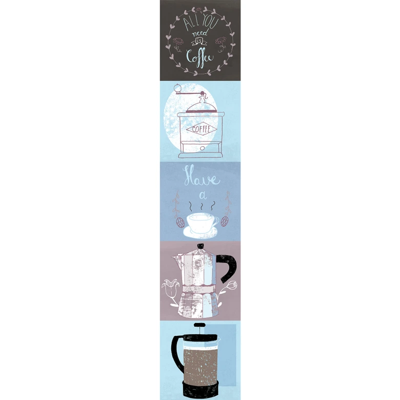 Fototapete Loske - Coffee Time - Panorama - 48x260 cm 