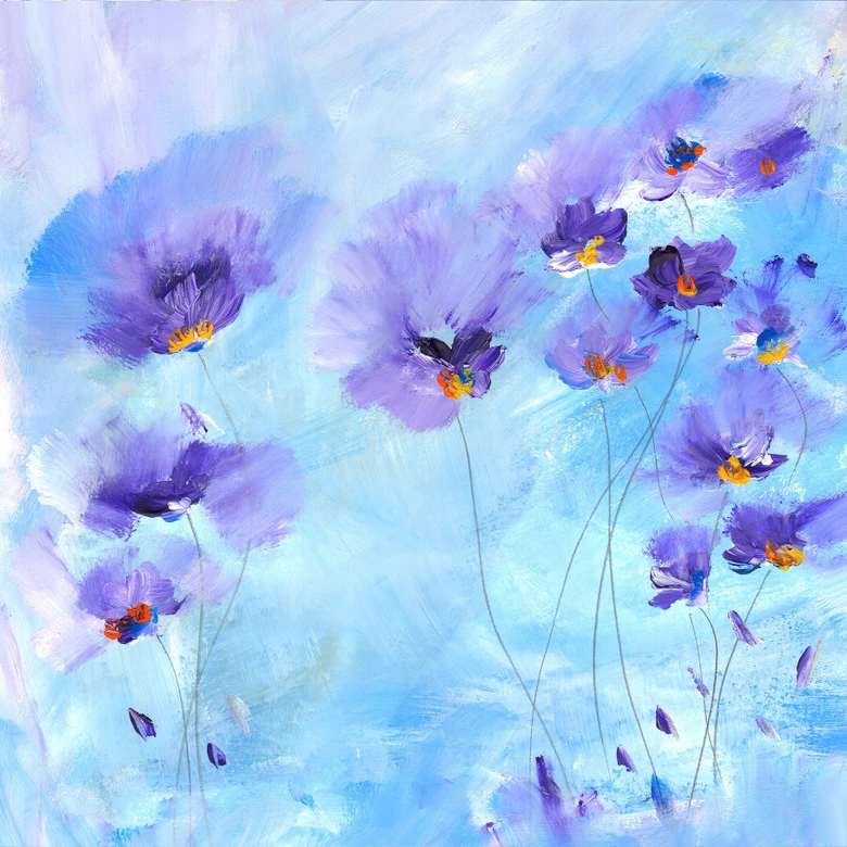 Fototapete Niksic - Rhapsody Blue 