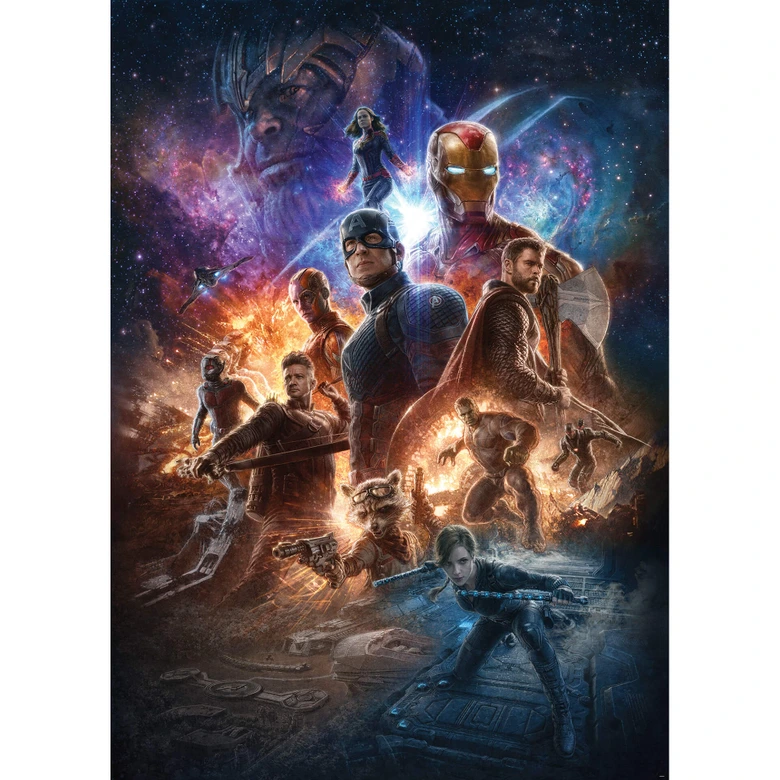 Vlies Fototapete - Avengers Battle of Worlds - 200 x 280 cm 