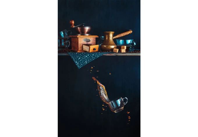 Fototapete Belenko - Coffee from the top 