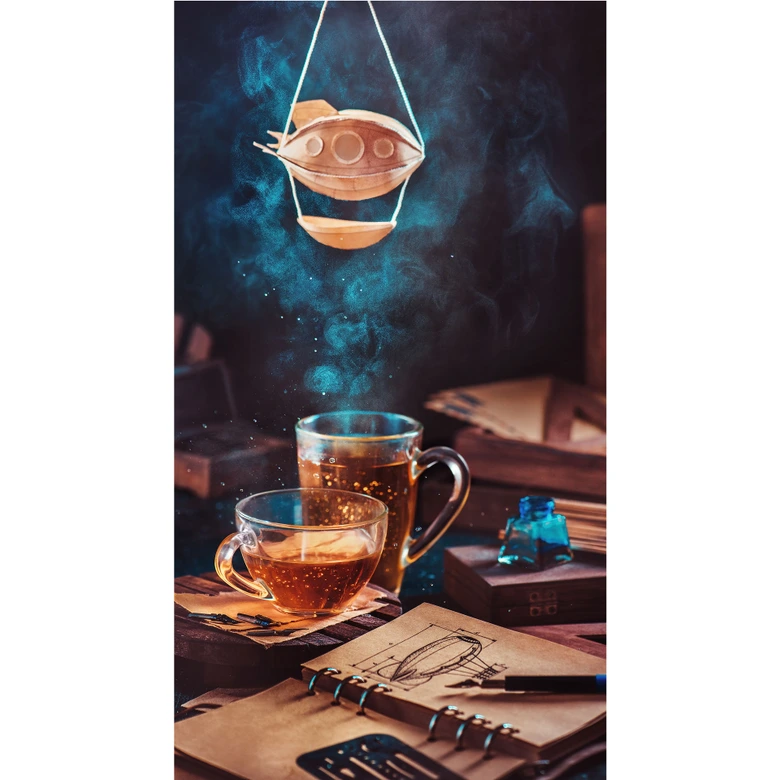 Fototapete Belenko - Steampunk Tea 01 - 192x260 cm 