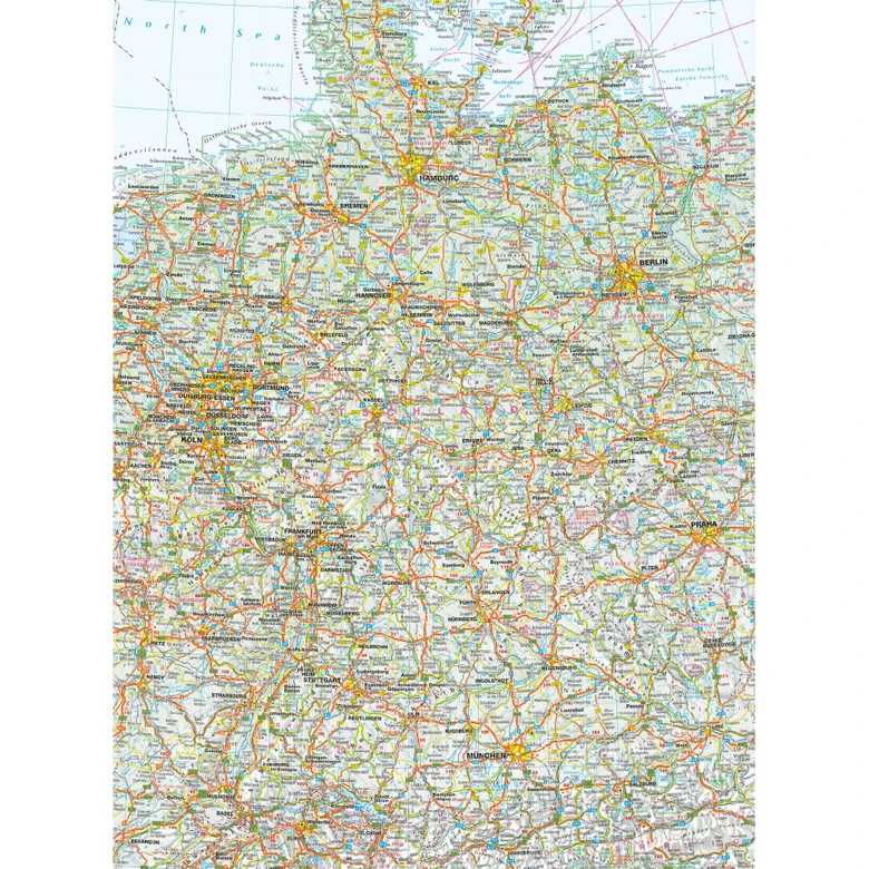 Fotomural Falk - Mapa de Alemania 