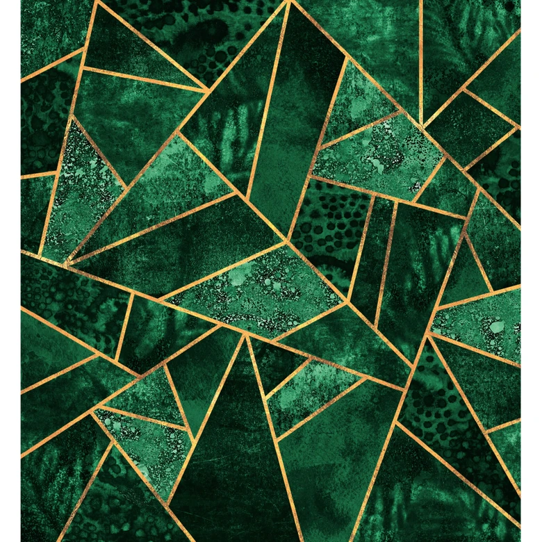 Wall Mural Fredriksson - Emeralds 