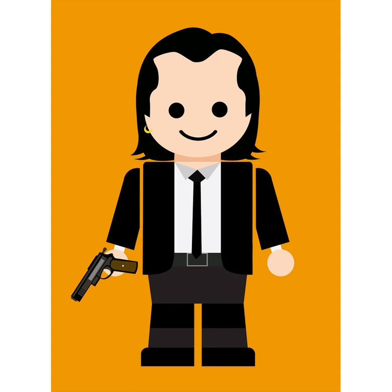 Papier peint photo Gomes - Pulp Fiction Jouet Vincent 