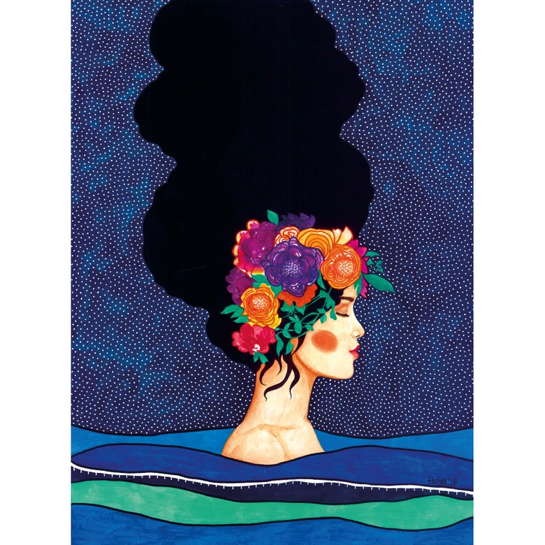 Fototapete Hülya - Körper und Geist - 192x260 cm 