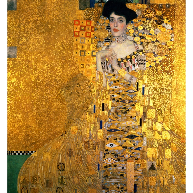 Fototapete Klimt - Bildnis der Adele Bloch Bauer - 240x260 cm 