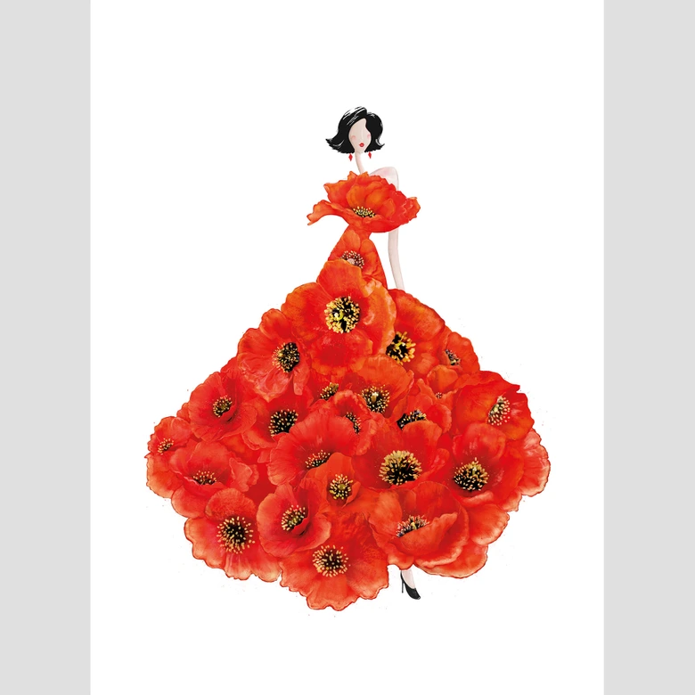 Korenkova - Fotomural Fashion Poppies 