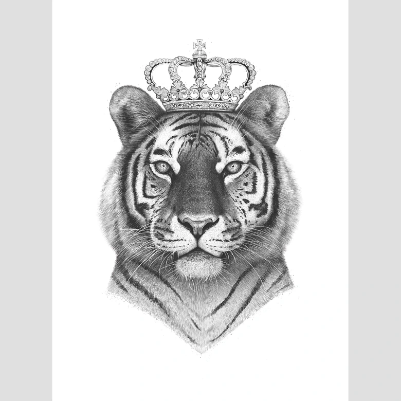 Fototapete Korenkova - The Tiger King 