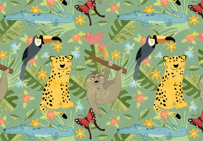 Wall Mural Loske – Jungle Adventure 