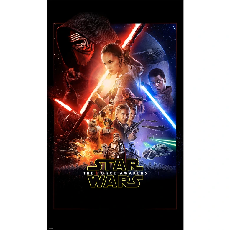 Fotobehang Star Wars E7 Official Movie Poster 