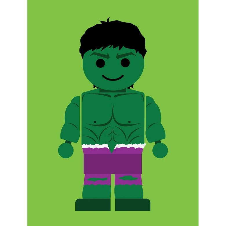 Fototapete Gomes - The Hulk Spielzeug 