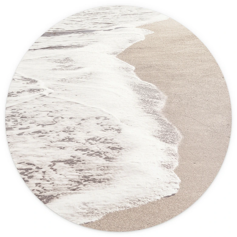 Papier peint photo rond Bruit de la mer - 1X Studio - papier peint intissé/papier peint intissé autocollant 