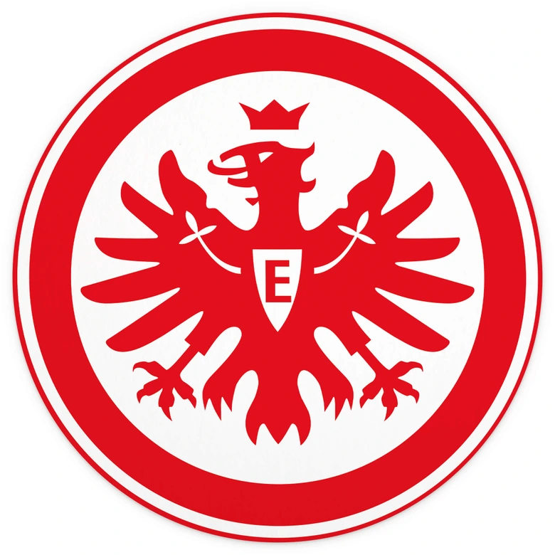 Papier peint photo rond Stade de foot de Francfort - papier peint intissé/papier peint intissé autocollant 