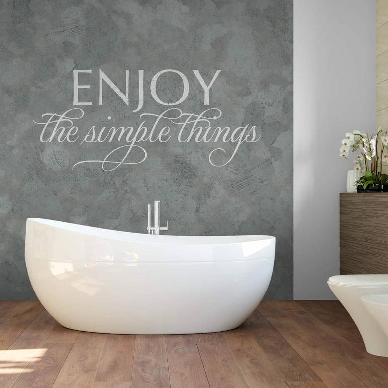Fototapete - Enjoy the simple things 