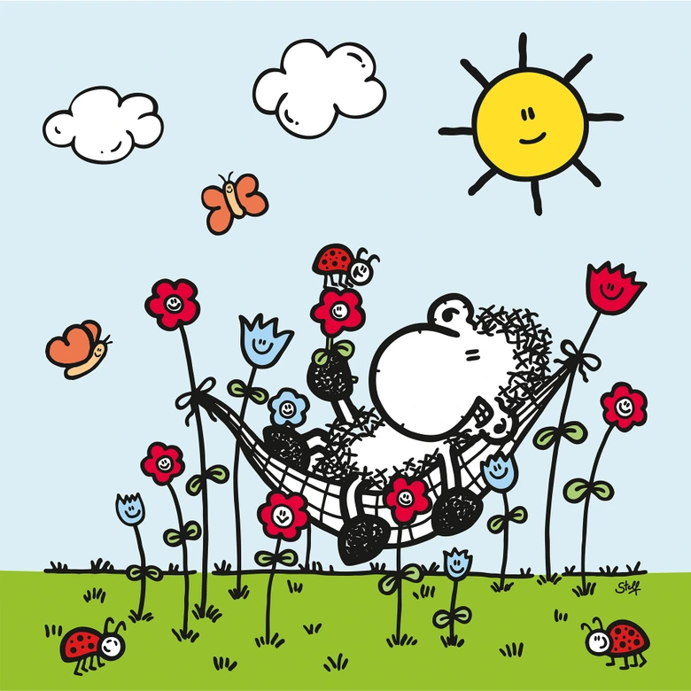 Fototapete sheepworld Ganz viel nix 
