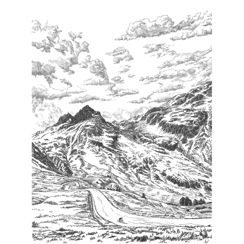 Fototapete Sparshott - Col du Glandon 