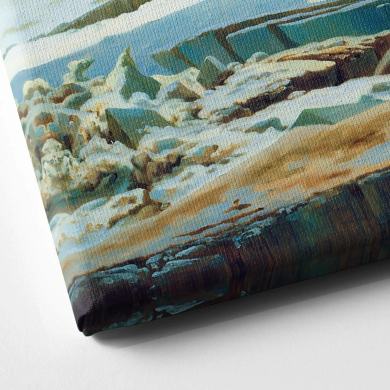 Tableau sur toile Friedrich -  La mer de glace 