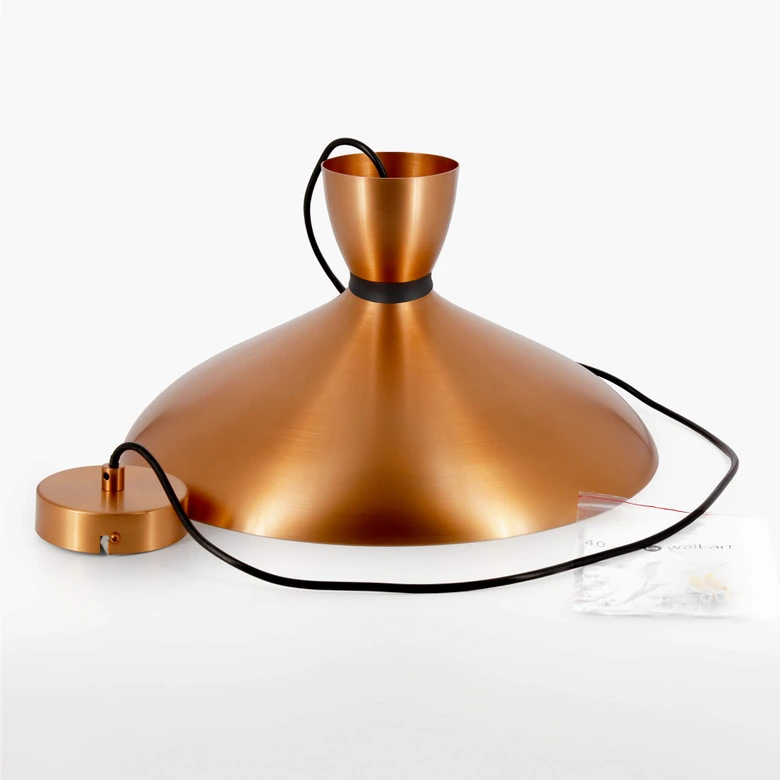 Aluminium Pendelleuchte Kupfer 