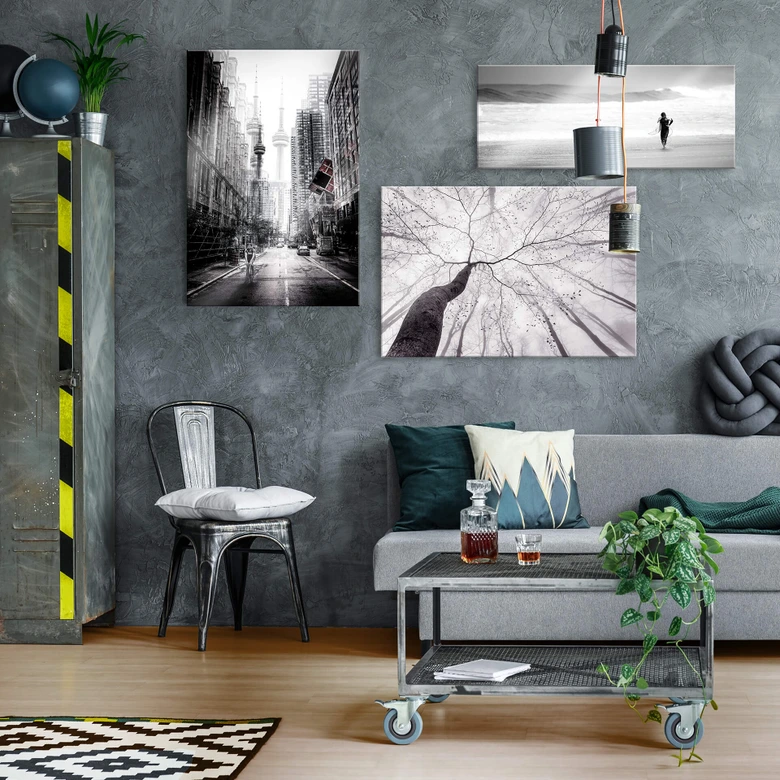 Glasschilderij Chiriaco - Streets of Toronto 