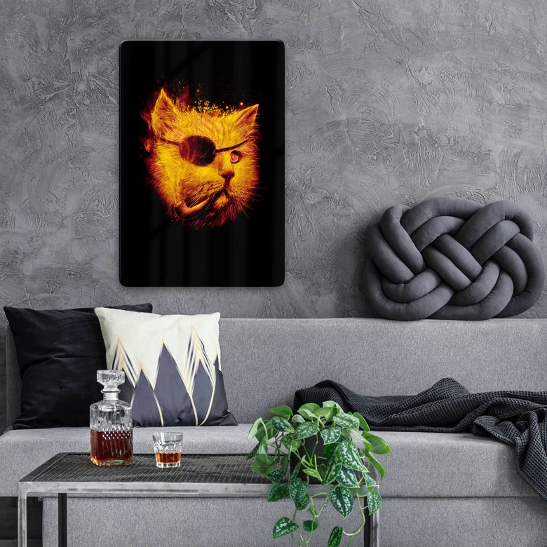 Glasbild Nicebleed - Irie Eye 