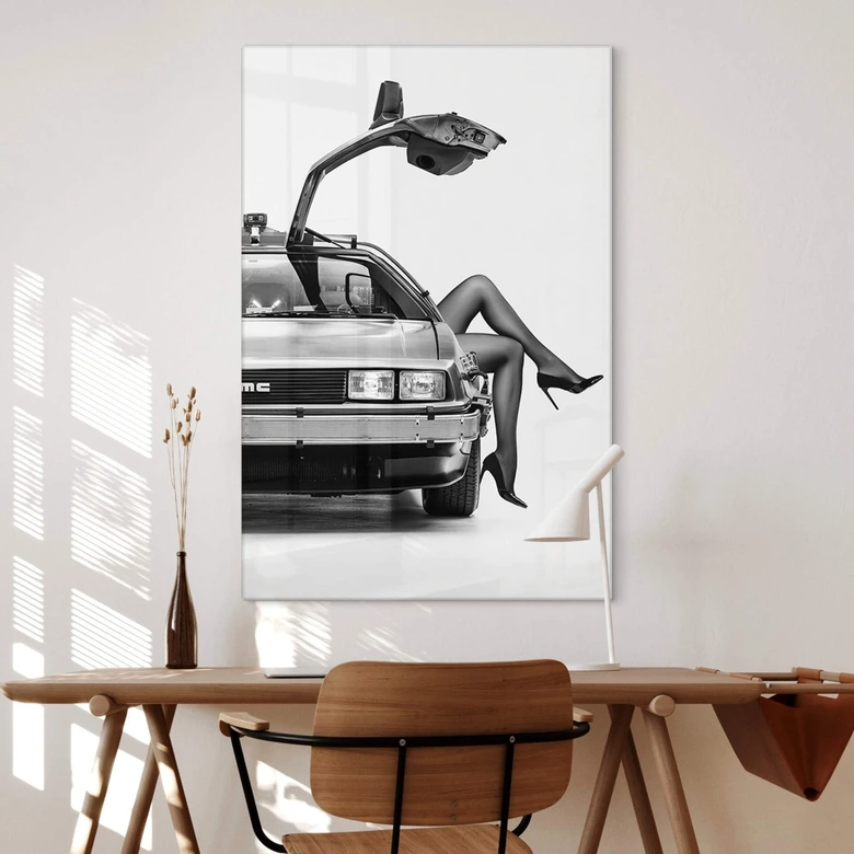 Glasbild Drake - Die Zukunft ist weiblich 
