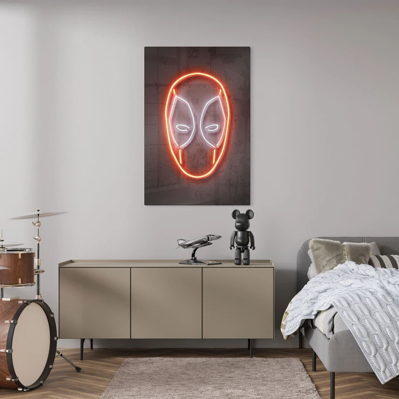 Glasbild Deadpool - Mielu 