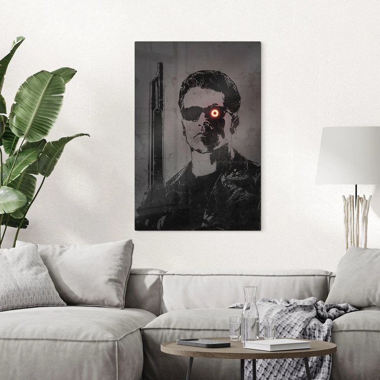 Glasbild Terminator - Mielu 