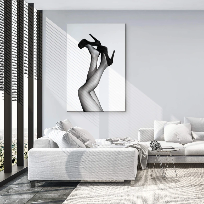 Glasbild 1X Studio - Velvet Pumps 