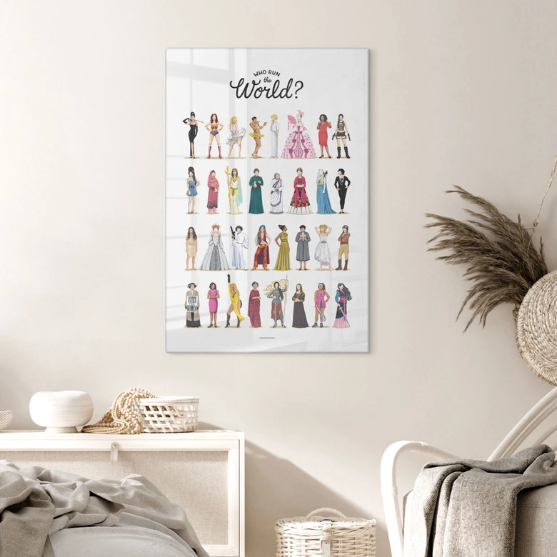 Glasbild Tohmé - Who run the World 