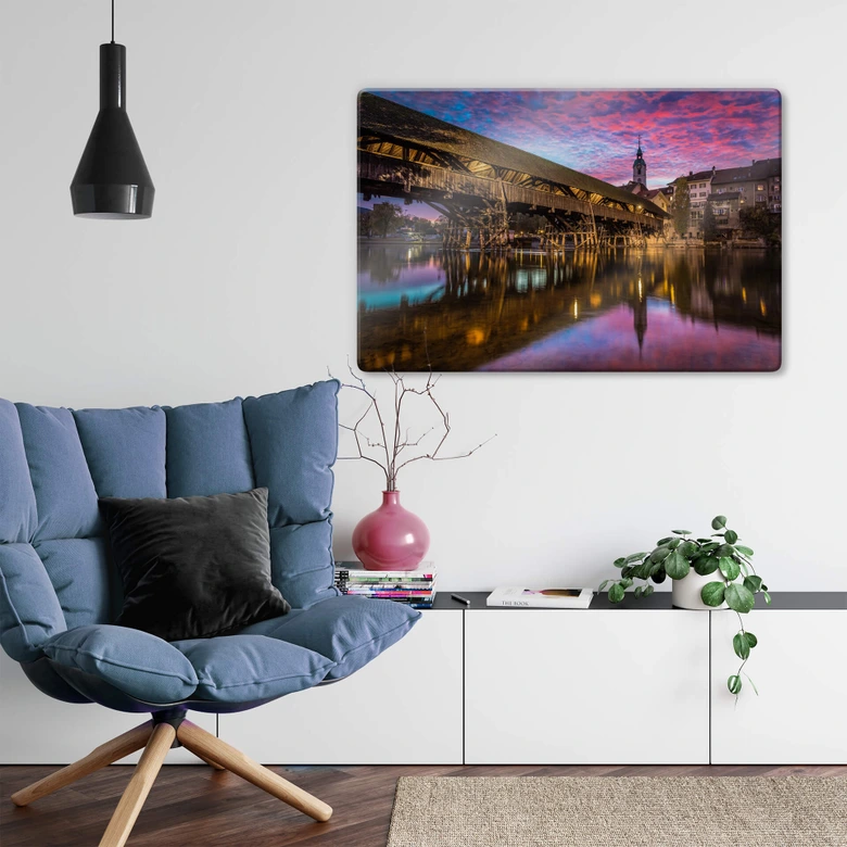 Glasbild Huber - Old Town Olten 