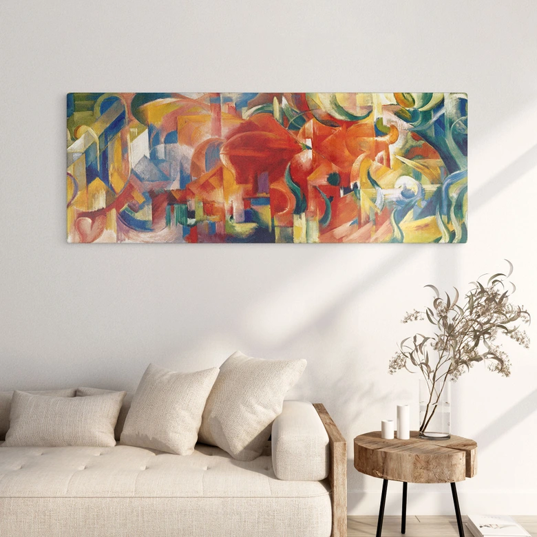 Tableau en verre - Formes joueuses - Panorama 
