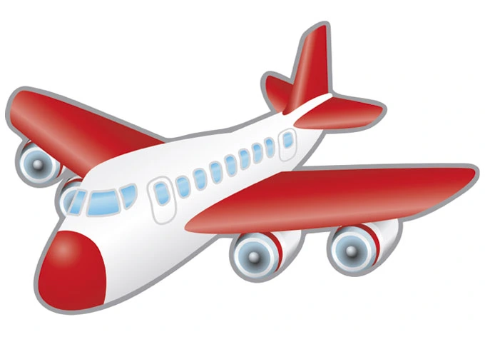 Sticker pour fenêtre : Avion  