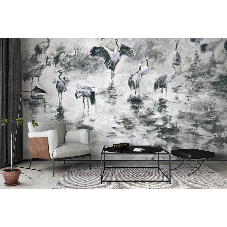 Guido Maria Kretschmer Fotobehang Art Edition Kraanvogels 