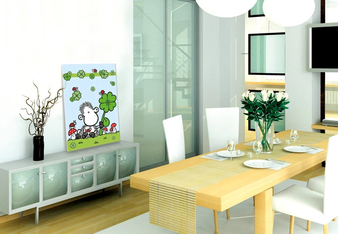 Wandbild sheepworld Ganz viel Glück 