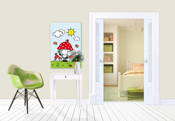 Wandbild sheepworld Glücksbringer 