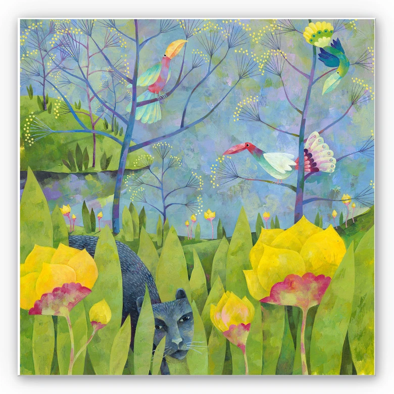 Wandbild Blanz - Im Dschungel 