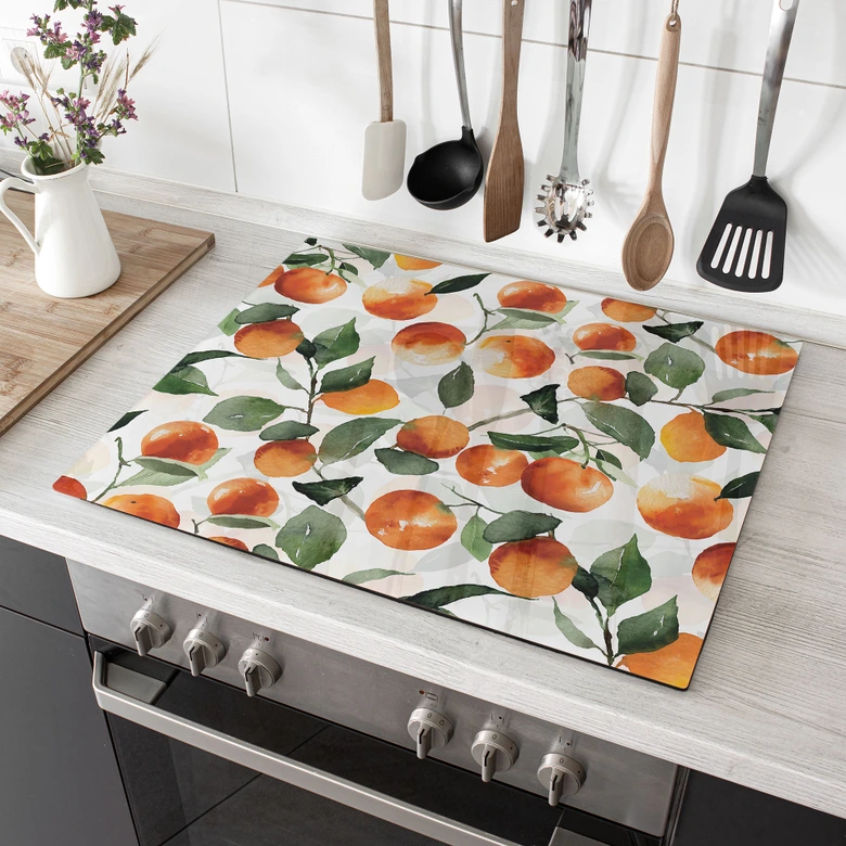 Dækplade til komfur Fruity mandarins - UN Designs 