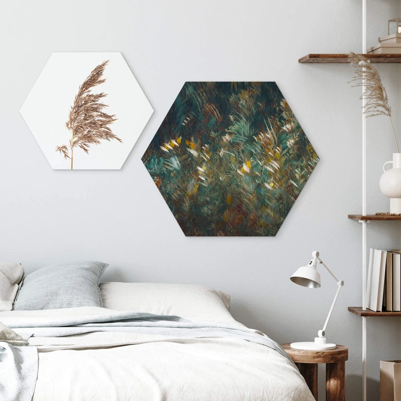 Hexagon - Alu-Dibond Talen - Spätsommer 