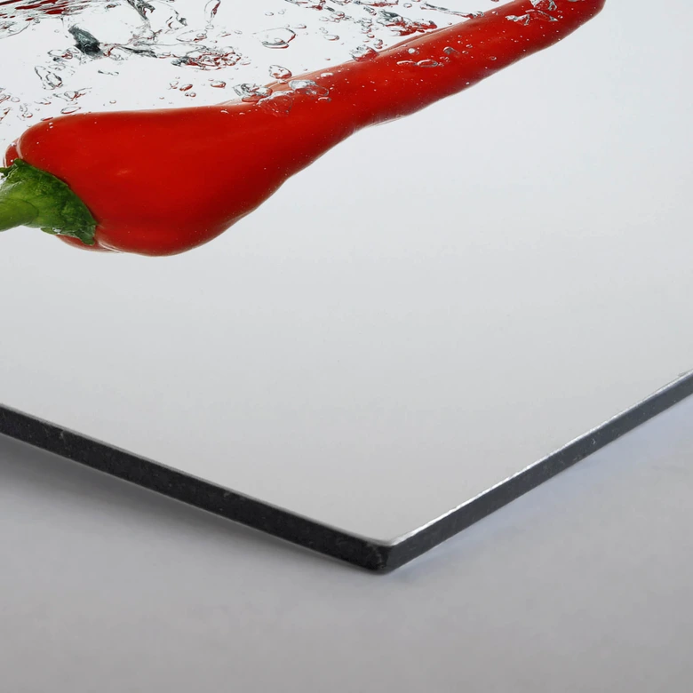 Hexagon - Alu-Dibond - Chilischote 