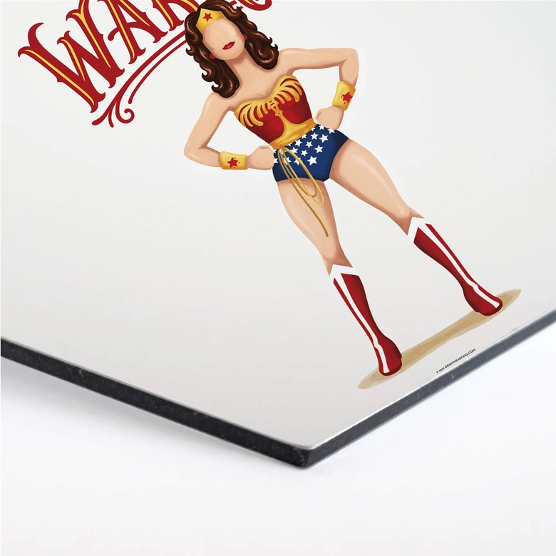 Hexagon - Alu-Dibond Tohmé - Wonderwoman 