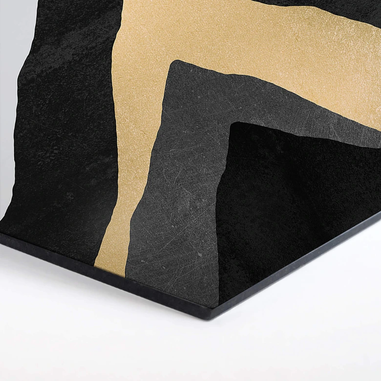Hexagon - Alu-Dibond - Fredriksson - Four Mountains 