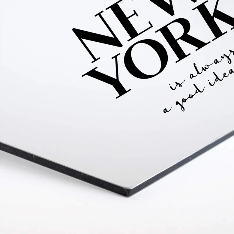 Hexagon alu-dibond - New York 