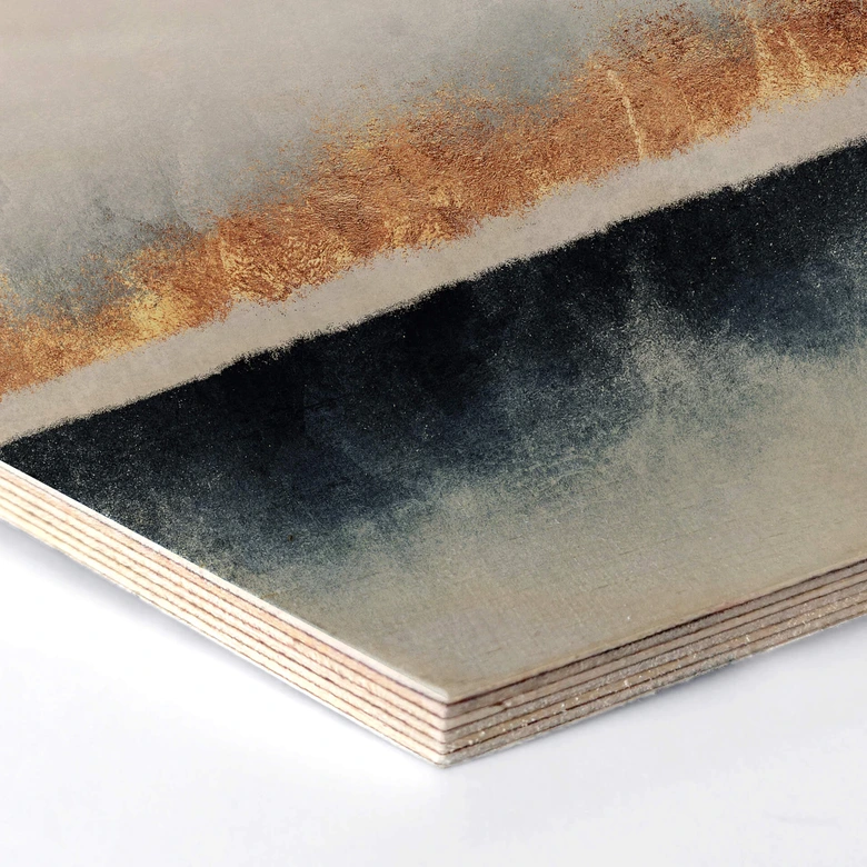 Hexagon - Holz Birke-Furnier Fredriksson - Horizont 