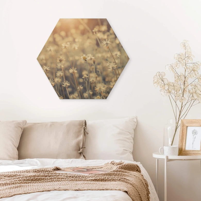 Hexagon - Holz Mexican Daisy 