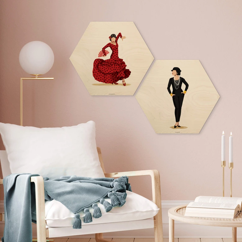 Hexagon - Holz Tohmé - Coco 