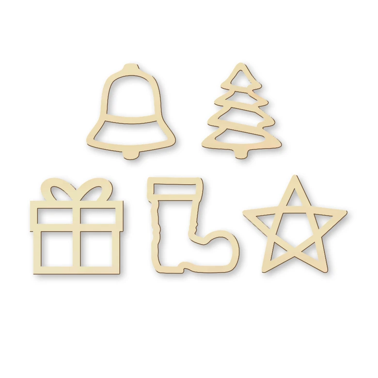 Decoración del árbol 02 set (5 piezas) 