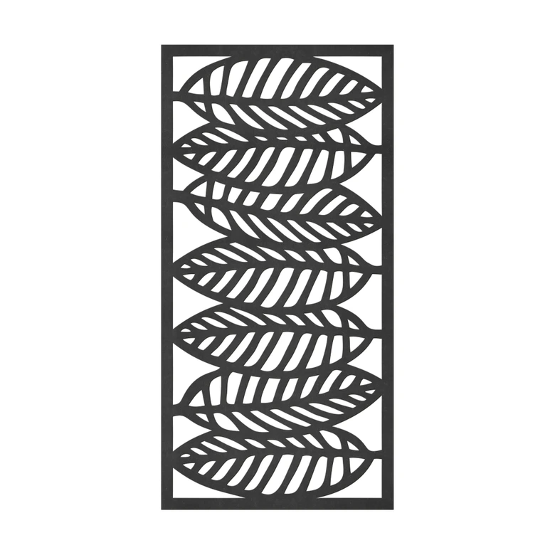 Väggdekoration Botaniskt stilleben med blad - MDF 