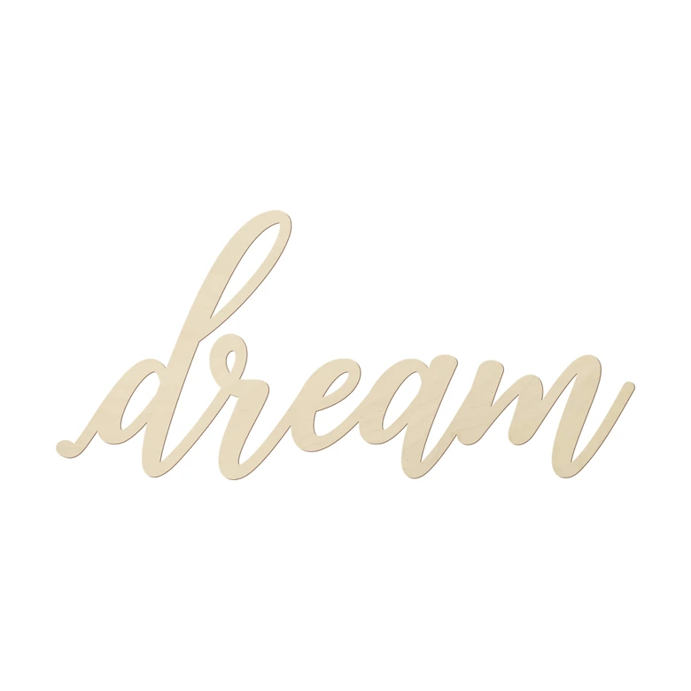 Holzbuchstaben  - Dream 03 